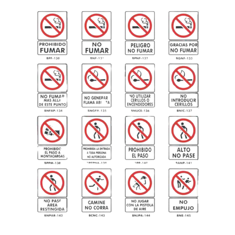 SEÑALIZACION INDUSTRIAL PROHIBICIN