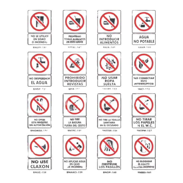 SEÑALIZACION INDUSTRIAL PROHIBICION 2